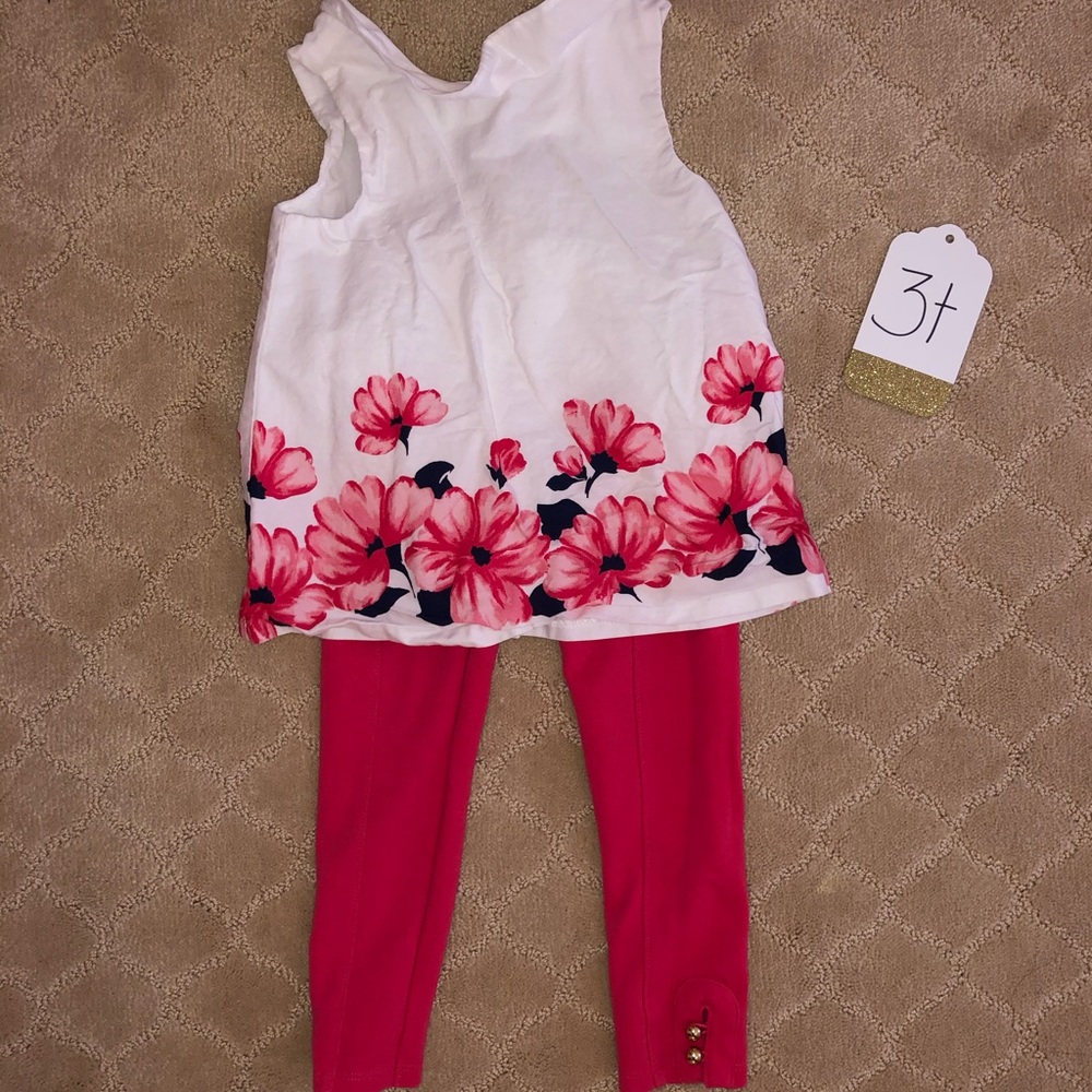 2 outfit set: pants  & 2 shirts
